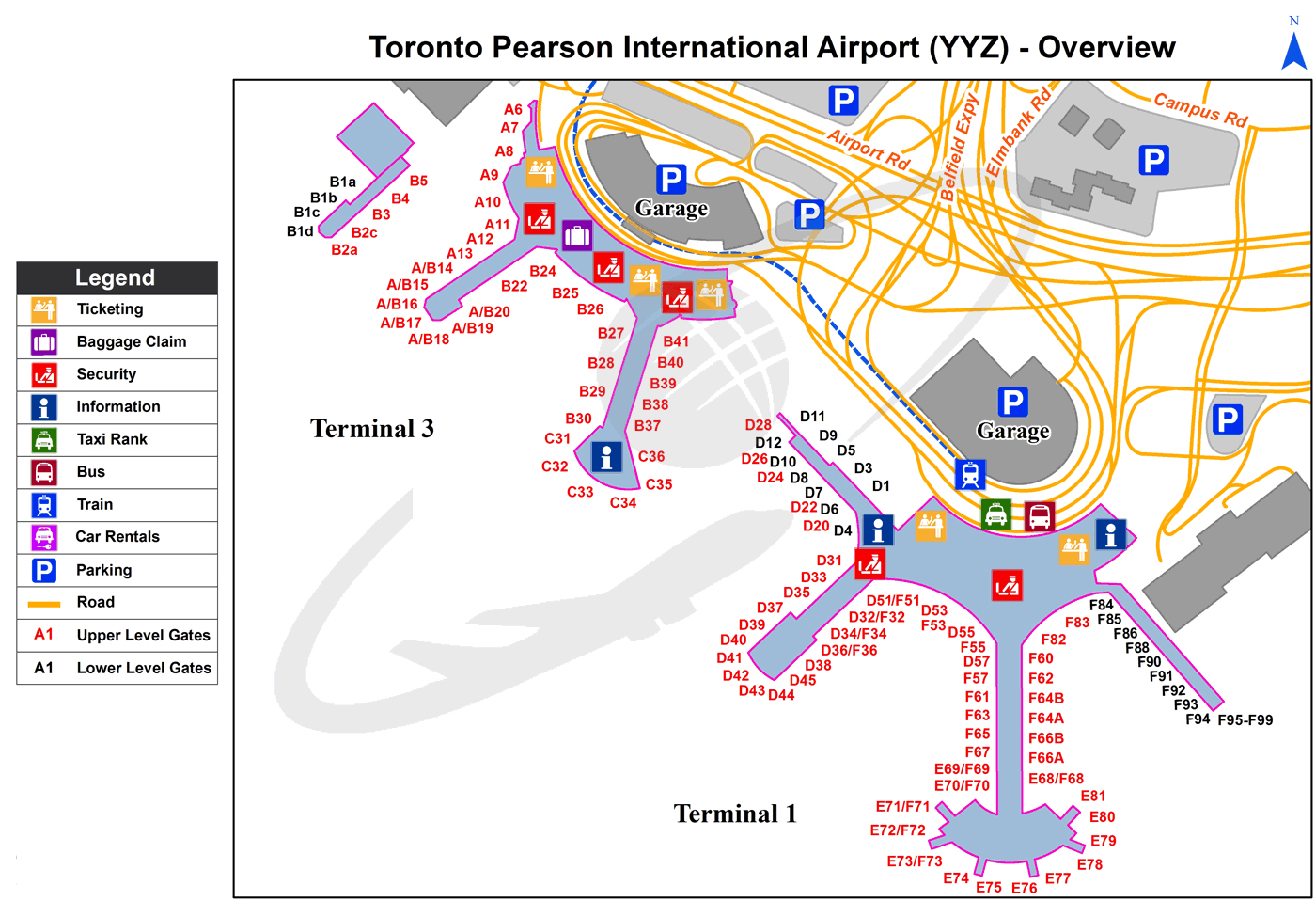Sân bay quốc tế Toronto Canada